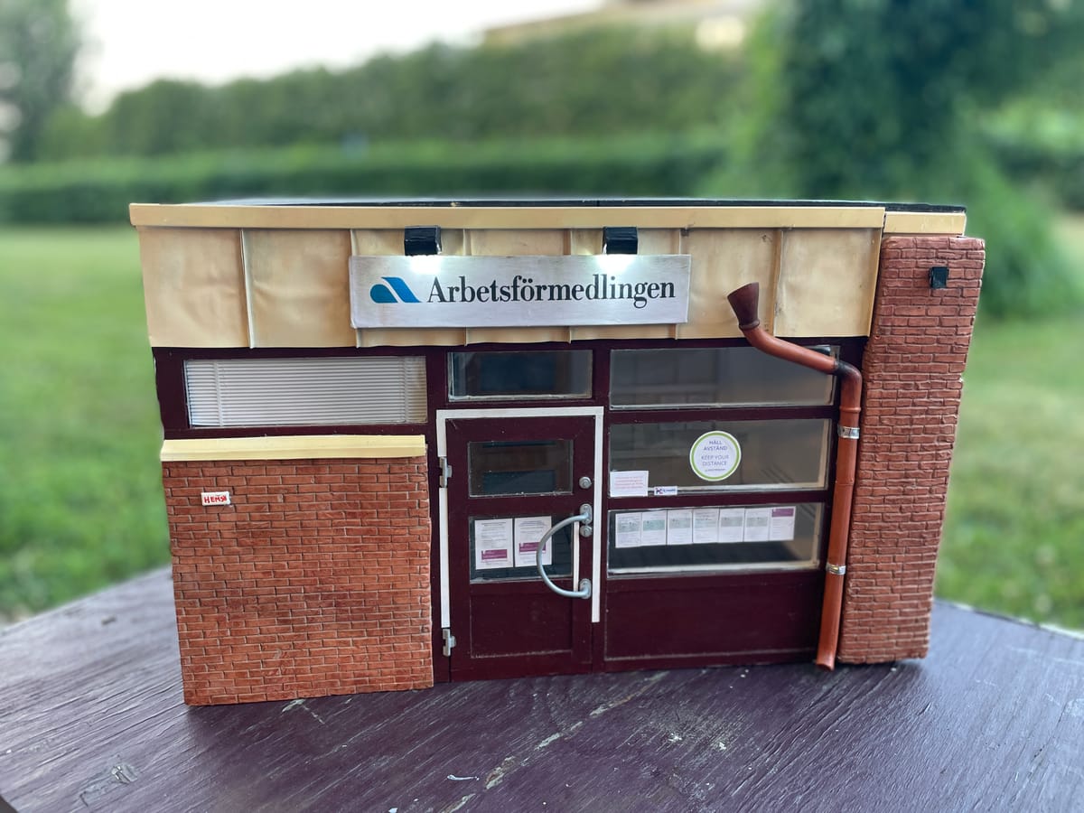 Closed down public employment service in Mölndal 1:15